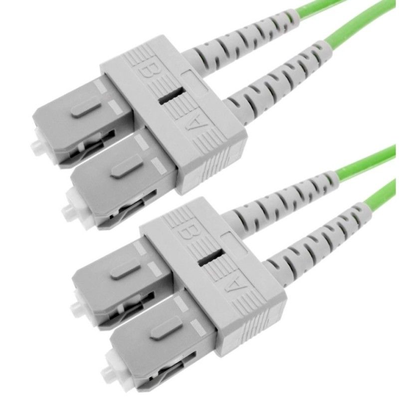 Patchcord FO SC/PC-SC/PC, MM OM5 50/125, manta LSZH 3.0mm, duplex 1m - EMTEX