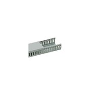 Canal cablu PVC perforat 60X40MM 2M/BUC, gri - Canalux