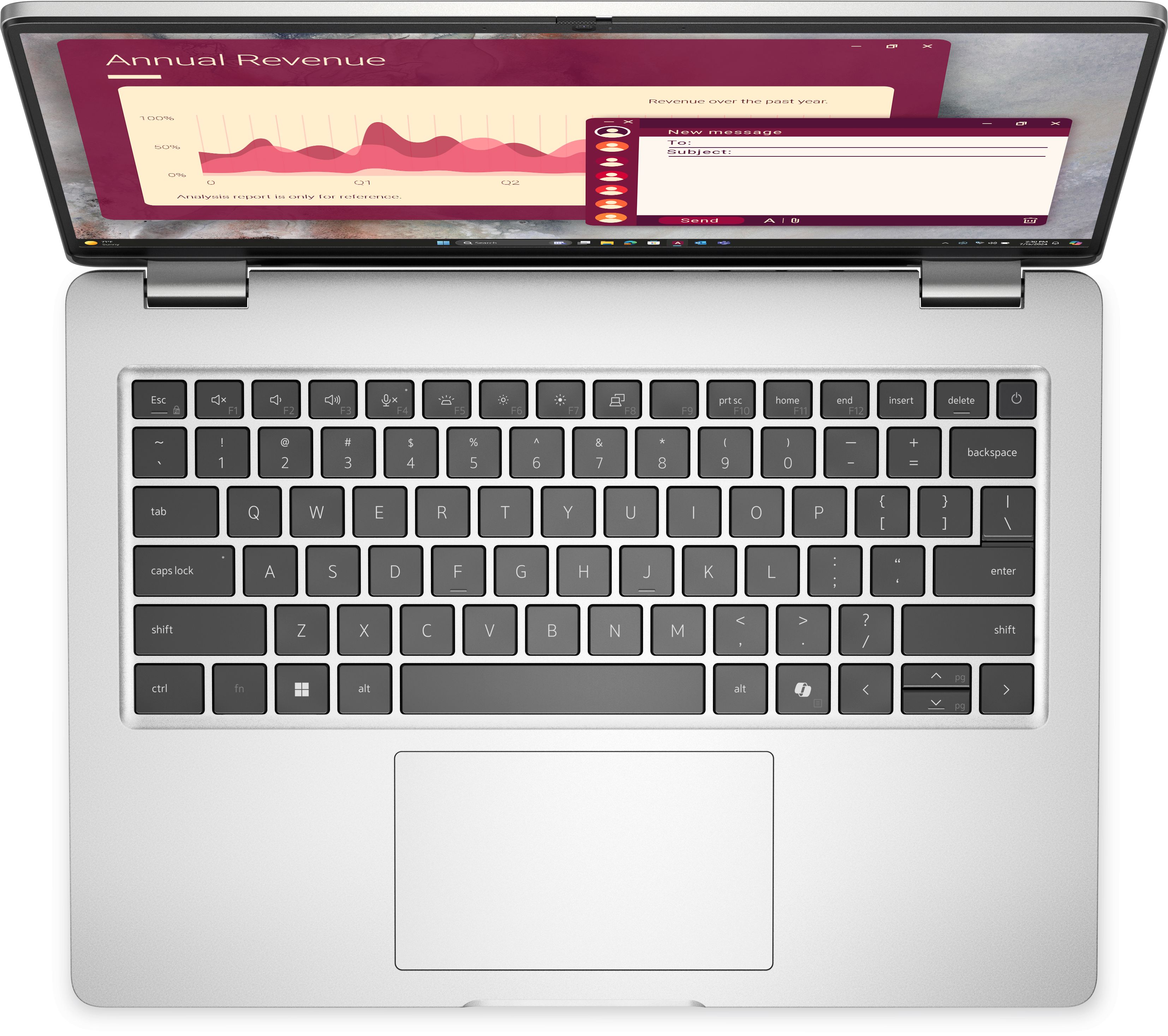 Laptop Dell Pro 14 PC14250, 14 inch 1920 x 1200, Intel Core Ultra 7 255U (12 C / 14 T, 2.4 GHz - 5.2 GHz, 12 MB cache), 16 GB DDR5-SDRAM, 512 GB SSD, Intel Graphics, Windows 11 Pro, Tastatura US Internațional