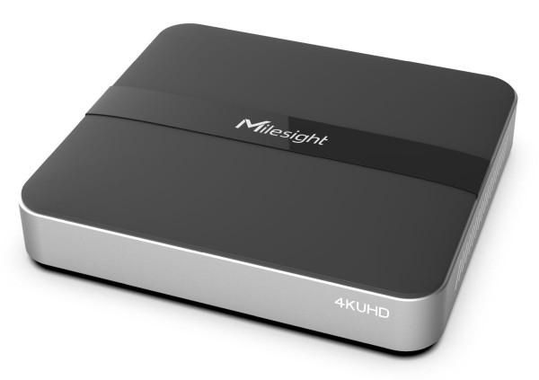 Mini POE NVR Milesight 8 Canale MS-N1008-UPC, Rezolutie inregistrare: 8MP , Rezolutie redare: 1*(30fps @8MP), 1*(30fps @6MP), 1*(30fps @5MP), 2*(30fps @4MP), 2*(30fps @3MP), 4*(30fps@1080P), 8*(30fps @720P) Compresie: H.265+/H.265(HEVC)/H.264+/H.264 Stocare: 1*SATA ( 3.5 )pana la 10TB per HDD