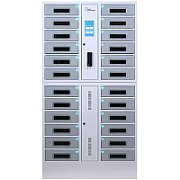 Power Technologies SC-Locker-24, 24 Bay Charging Locker with RFID Lock & Contact-less Access (LKR-SC-B24R-E)