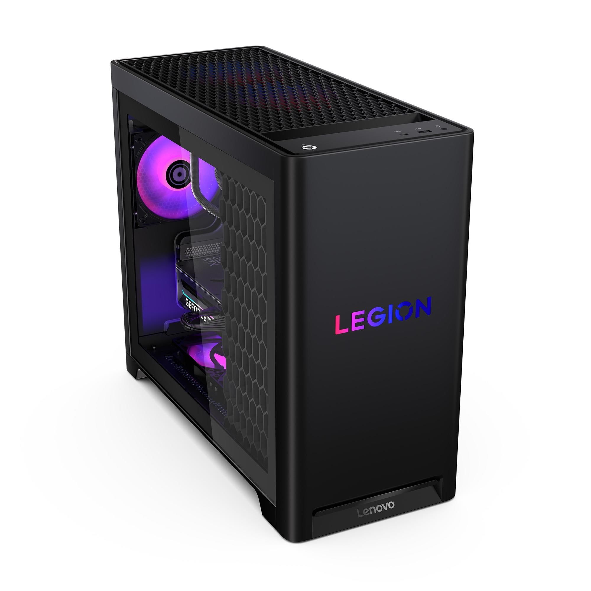Desktop PC Lenovo Legion T5 30IAX10, Intel 255HX (20 C / 20 T, 1.8 GHz - 5.2 GHz), 32 GB RAM, 2 TB SSD, NVIDIA GeForce RTX 5060 Ti 8 GB, 850 W, Fara sistem de operare