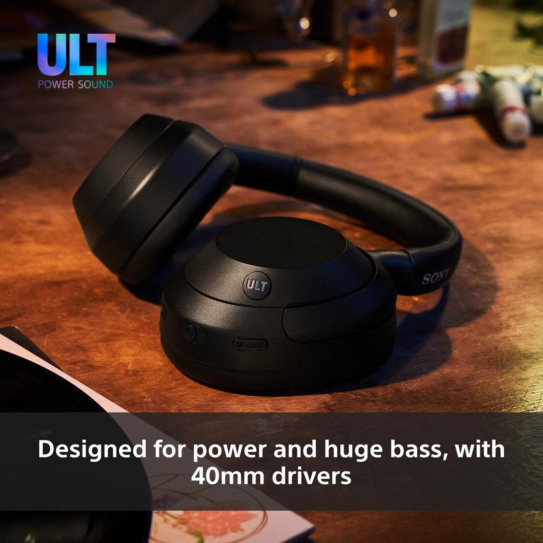 Sony ULT WEAR - Wireless Bluetooth Headphones with ULT POWER SOUND  Ultimate Deep Bass  Noise Cancelling  Clear Call Quality  Up to 30hr Battery Life  IOS & Android