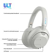 Sony ULT WEAR - Wireless Bluetooth Headphones with ULT POWER SOUND  Ultimate Deep Bass  Noise Cancelling  Clear Call Quality  Up to 30hr Battery Life  IOS & Android