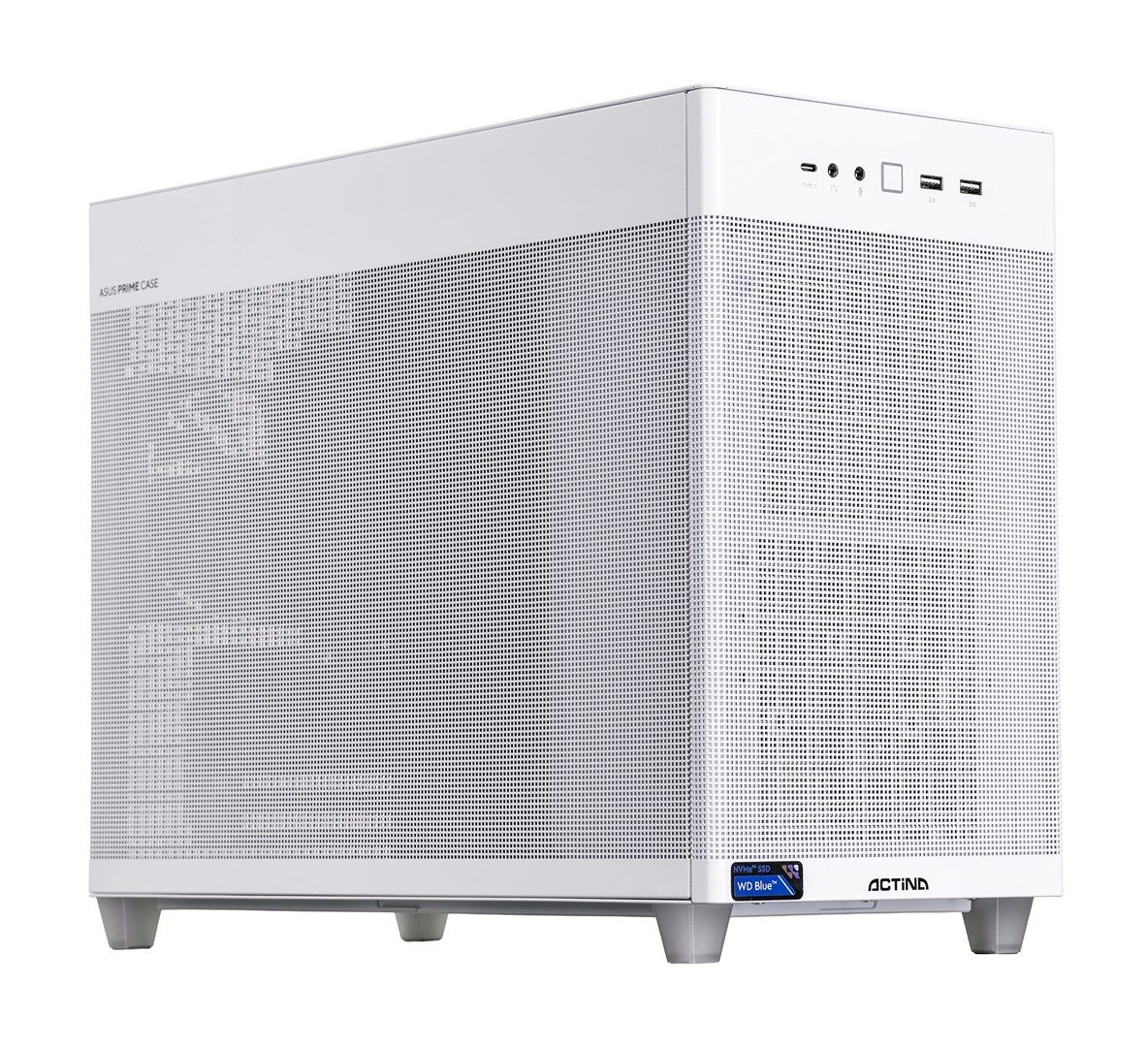 Desktop PC Actina KOMACNGIP0523, AMD 8700F (8 C / 16 T, 4.1 GHz - 5 GHz), 32 GB RAM, 1 TB SSD, AMD RX 9060 XT 16 GB, Fara sistem de operare