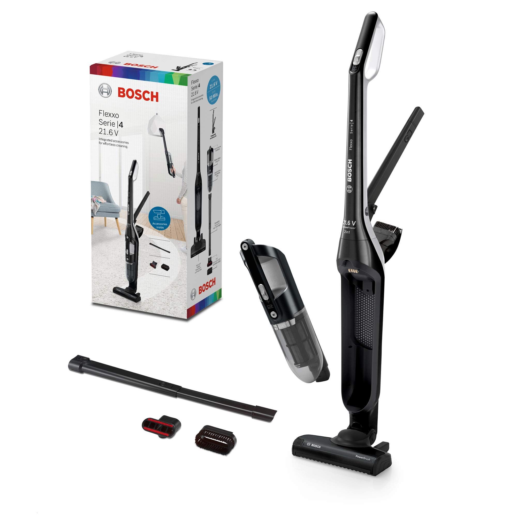 Bosch BBH32101 stick vacuum/electric broom 2-in-1 stick vacuum Battery Dry Bagless Black