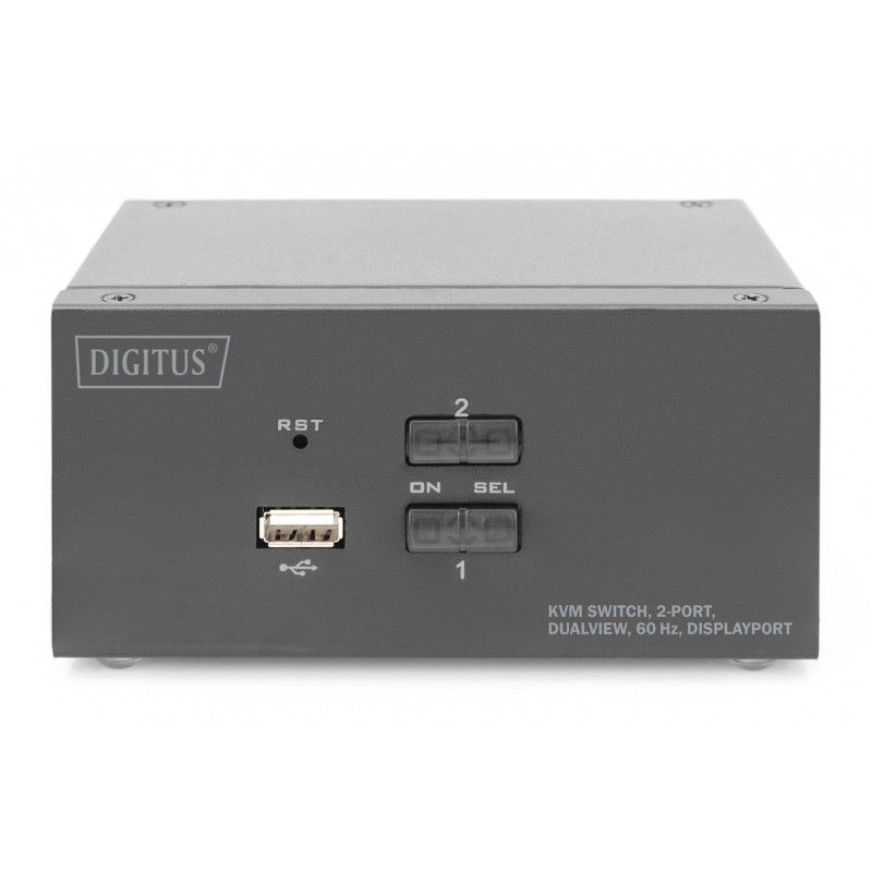 KVM Switch  2-port  4K  4xDP IN  2xDP OUT