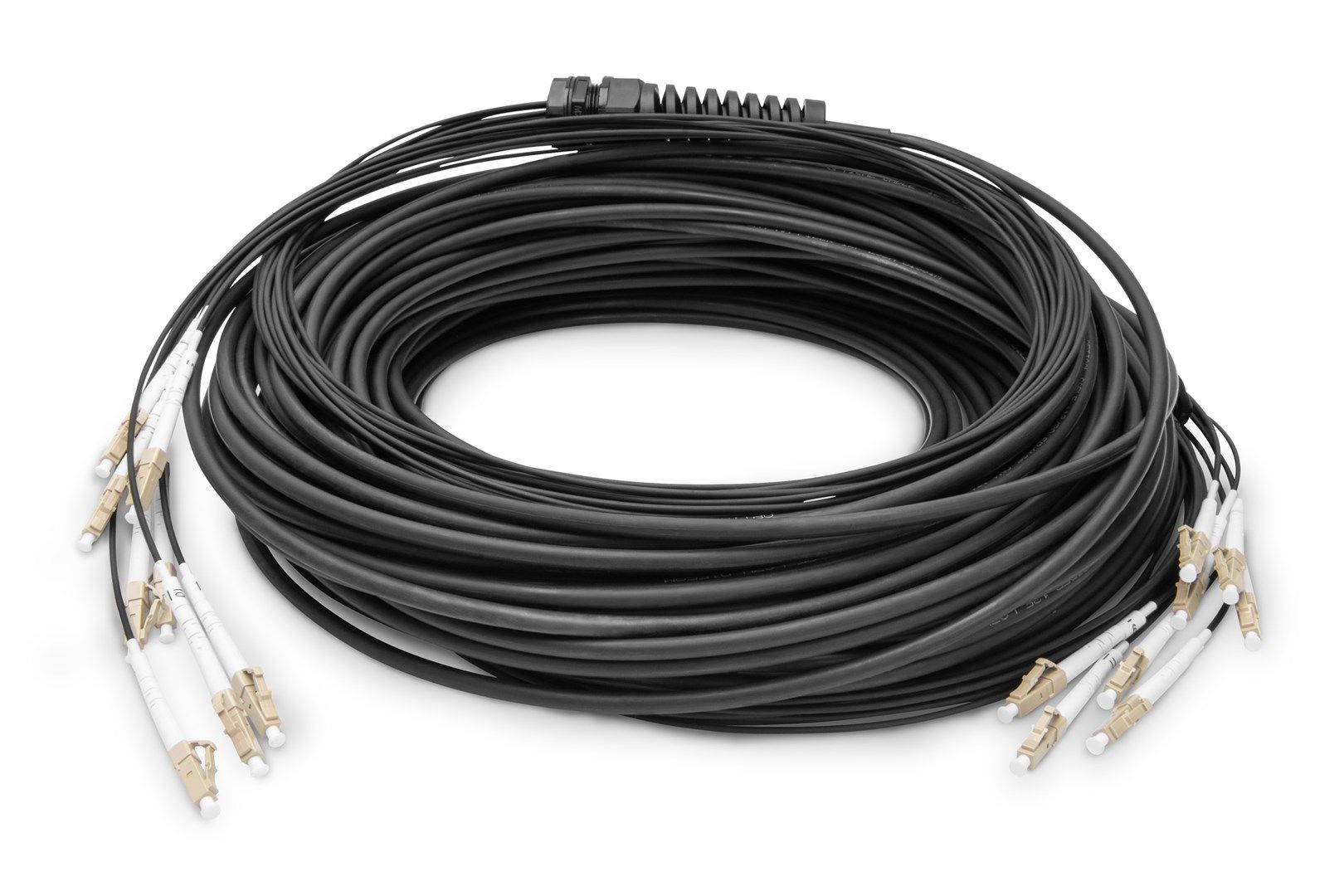 Fiber cable LC->UPC 50m pre-terminated