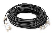 Fiber cable LC->UPC 50m pre-terminated