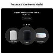 Ultrahuman Home - Air quality sensing - Noise detection - Natural & blue light exposure - Temperature tracking - Humidity monitoring