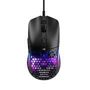 Mouse Gaming Model O Eternal, 12000 DPI, 55g, 6 butoane, Negru Mat