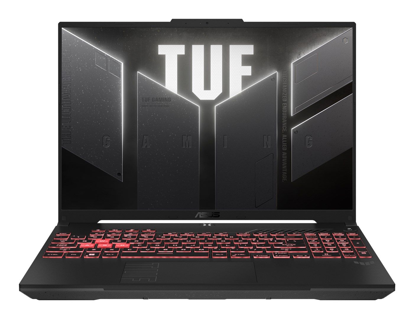 Laptop Asus TUF Gaming A16 FA607NUG-RL117, 16 inch 1920 x 1200, AMD Ryzen 7 - 7445HS (6 C / 12 T, 3.55 GHz - 4.7 GHz, 6 MB + 16 MB cache), 16 GB DDR5, 512 GB SSD, nVidia GeForce RTX 4050, Fara sistem de operare, Tastatura International, Gri