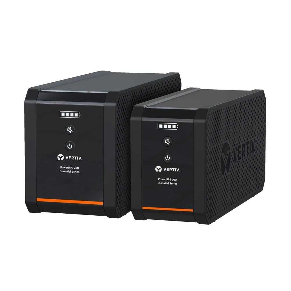 Vertiv PowerUPS 200 Essential, 600VA/315W, 230V, Line Interactive, 4 IEC C13