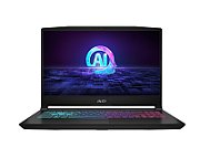 Laptop MSI Katana A 15 AI B8ve-631xro, 15.6 inch 1920x1080, AMD Ryzen 9 - 8945HS (8 C / 16 T, 4.0 GHz - 5.2 Ghz, 16 MB cache, 45 W), 16 GB DDR5, 512 GB SSD, nVidia GeForce RTX 4050, Fara sistem de operare, Tastatura English, Negru