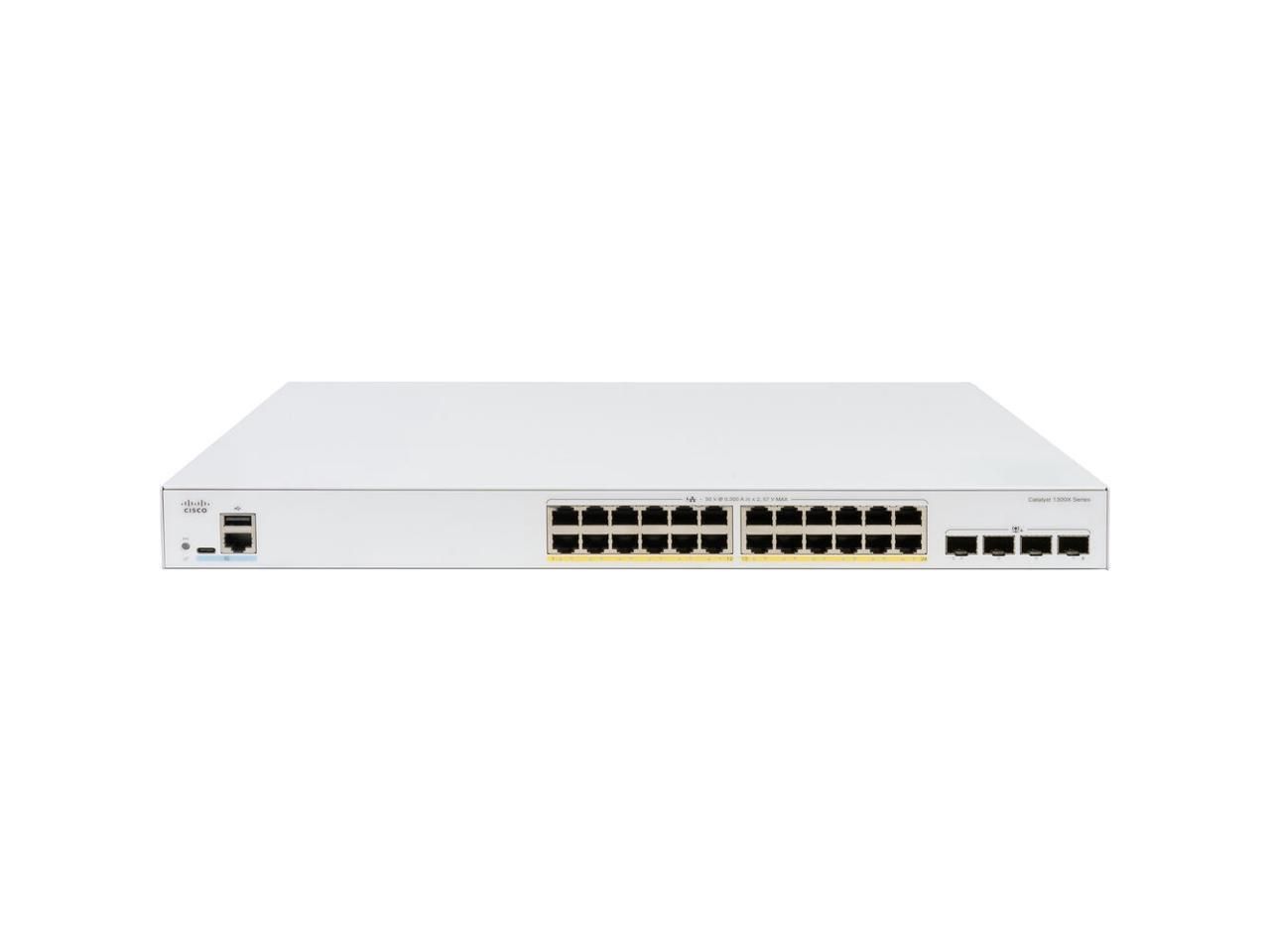 Catalyst 1300X 24-port GE, PoE, 4x10G SFP+