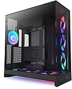 H9 Flow RGB+ (2025), Dual-Chamber, Mid-Tower, Control Hub, Negru