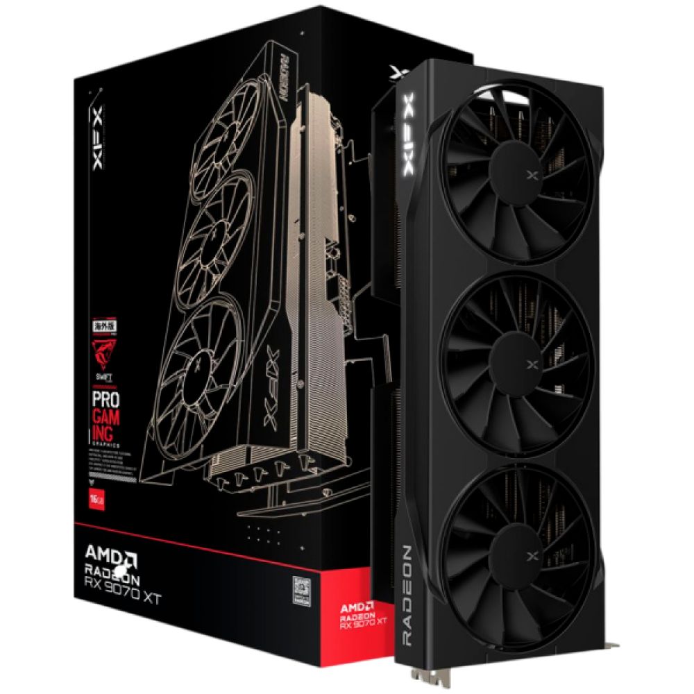 Karta graf. XFX Swift RX 9070XT Triple Fan 16GB