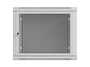 Dulap rack de perete 19 , 9U, 600x600 mm, pentru asamblare, usa metalica, RAL7035, gri
