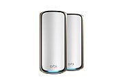 NETGEAR Orbi 970 Series Quad-Band WiFi 7, 2-Pack Quad-band (2.4 GHz / 5 GHz-1 / 5 GHz-2 / 6 GHz) Wi-Fi 6 (802.11ax) Gri 3 Intern