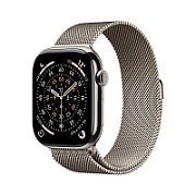 Apple Watch S11 Cellular 42mm Natural Titanium Case with Natural Milanese Loop