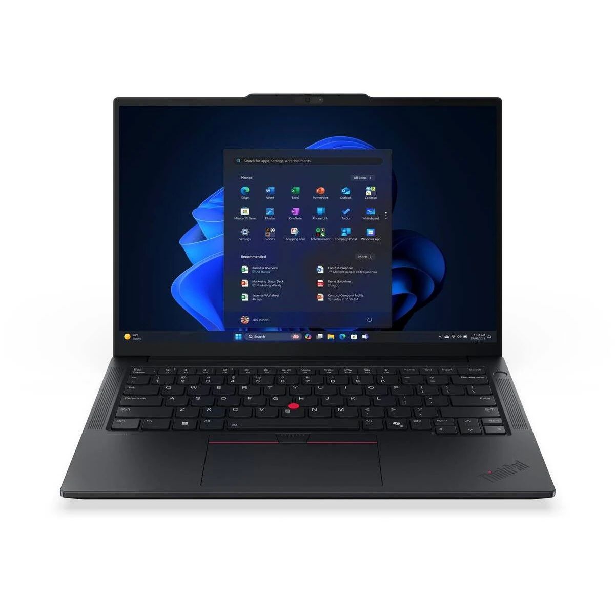 Laptop Lenovo ThinkPad E14 G7, 14 inch 1920 x 1200, AMD Ryzen 7 250 (8 C / 16 T, 3.3 GHZ - 5.1 GHz, 8 MB + 16 MB cache), 32 GB DDR5, 1 TB SSD, AMD Radeon 780M Graphics, Free DOS, Tastatura International, Black