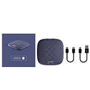 CARLINKIT Adapter Wireless AI Box with Android 13 - 8GB+128GB for original car radios with CarPlay blue