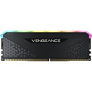 Memorie DDR4, 8GB, 3200MHz, CL16, Negru, VENGEANCE RGB RS, BULK
