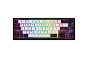 HATOR Skyfall 65 MAG ULTIMA 8K wireless. Keyboard form factor: 65%. Keyboard style: Straight. Connectivity technology: Wired & Wireless, Device interface: USB + RF Wireless + Bluetooth, Keyboard key switch: Magnetic-mechanical key switch, Keyboard layout: QWERTY. Backlight type: RGB LED. Recommended