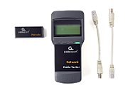 TESTER CABLU RETEA GEMBIRD pt. cablu UTP, STP, coaxial si de telefon: circuit deschis, scurtcircuit, conexiune inversa etc.,  NCT-31  (timbru verde 0.8 lei)