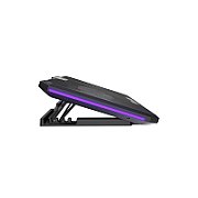 FURY GUNBAI G3 Laptop Cooling Pad 14.1–17.3  with 2 Fans  RGB Lighting  2× USB