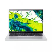 Laptop Acer Aspire Go 14 AG14-72P-3001, 14.0 inch 1920 x 1200, Intel Core i3-1305U (5 C / 6 T, 3.3 GHZ - 4.5 GHz, 10 MB cache, 15 W), 16 GB DDR4, 512 GB SSD, Intel, Fara sistem de operare, Tastatura English, Argintiu