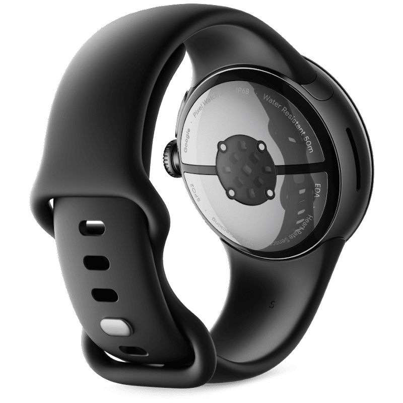 Google Pixel Watch 2 matte black aluminum 41mm obsidian active band