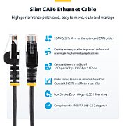 25CM YELLOW SLIM CAT6 CABLE/SLIM SNAGLESS RJ45 UTP PATCH CAB