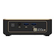 Desktop PC Sapphire Edge AI 340 UCFF, AMD Ryzen AI 5 300 Series - 340 (6 C / 12 T, 2.0 GHz - 4.8 GHz), fara memorie, fara stocare, Fara unitate optica, AMD Radeon 840M, 120 W - adaptor extern, Fara sistem de operare