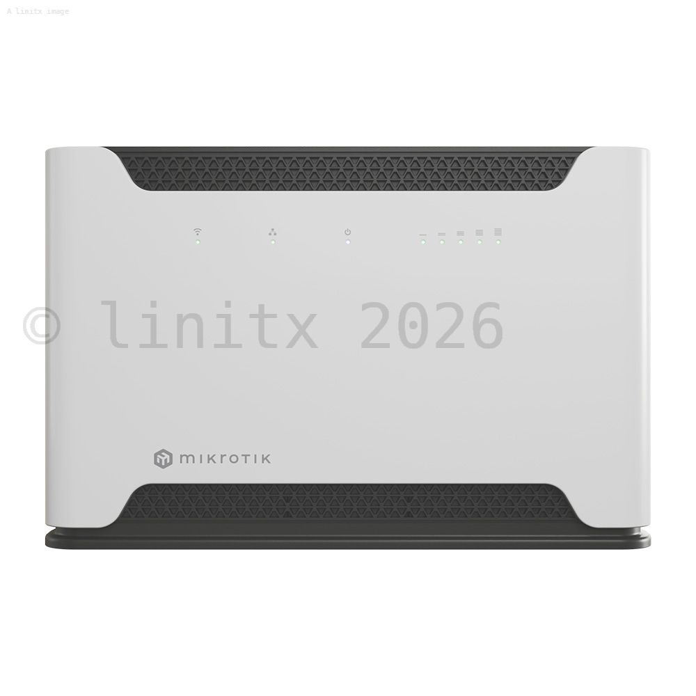 Mikrotik Chateau LTE7 router wireless Gigabit Ethernet Bandă dublă (2.4 GHz/ 5 GHz) 4G Negru, Alb