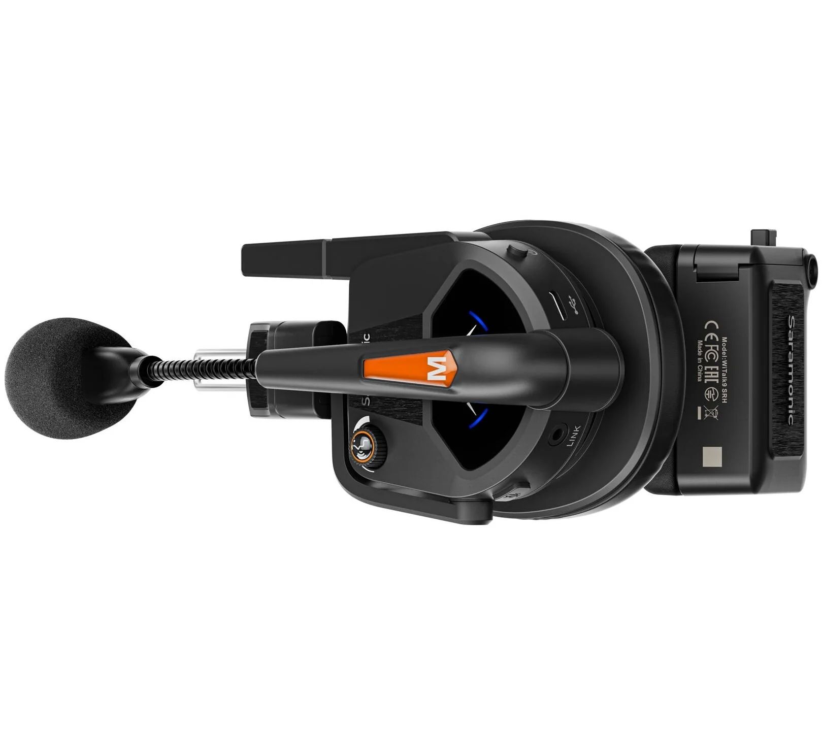 Solutie intercom completa Saramonic WiTalk9 WT4S8xbat, 4 pers, Full-Duplex, 1.9GHz, single-ear