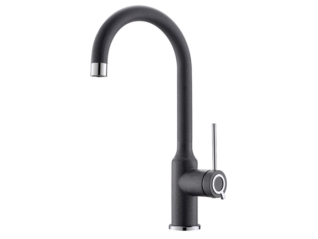 Baterie chiuveta X Granit Classy negru340 x 222 mm/inox