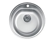 Chiuveta rotunda 510E Inox Venera510 mm, sifon 90 mm, inox
