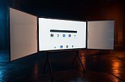Display-Tabla interactiva 86  Evoboard Swing 86, 400cd/㎡, 4K, Android 13 upgradabil, Whiteboarduri laterale 86