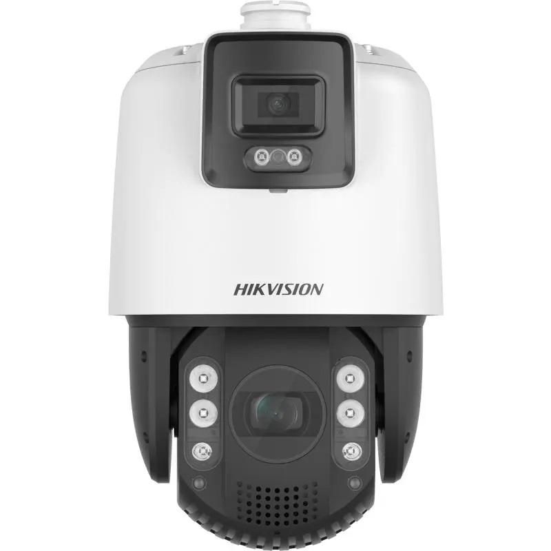 Camera supraveghere Hikvision DS-2SE7C425MWG-EB/26 F0 TandemVu 4 MP Panoramic channel supports image stitching, with 180° horizontal field of viewHigh quality imaging with 6 MP resolution in panoramicand channel and 4 MP resolution in PTZ channel 1/2.5  Progressive Scan CMOS,1/2.5  Progressive
