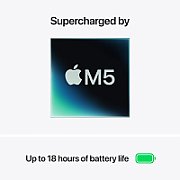 Laptop Apple MacBook Air 15 MDV94RO/A, 15.3 inch 2880 x 1864, Apple M5 10-core (10 C), 16 GB RAM, 512 GB SSD, Apple M5 10-core integrat, Mac OS