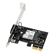 Placa de retea Wireless GC-WFAX210, Wi-Fi 6E, Bluetooth 5.2, PCIe