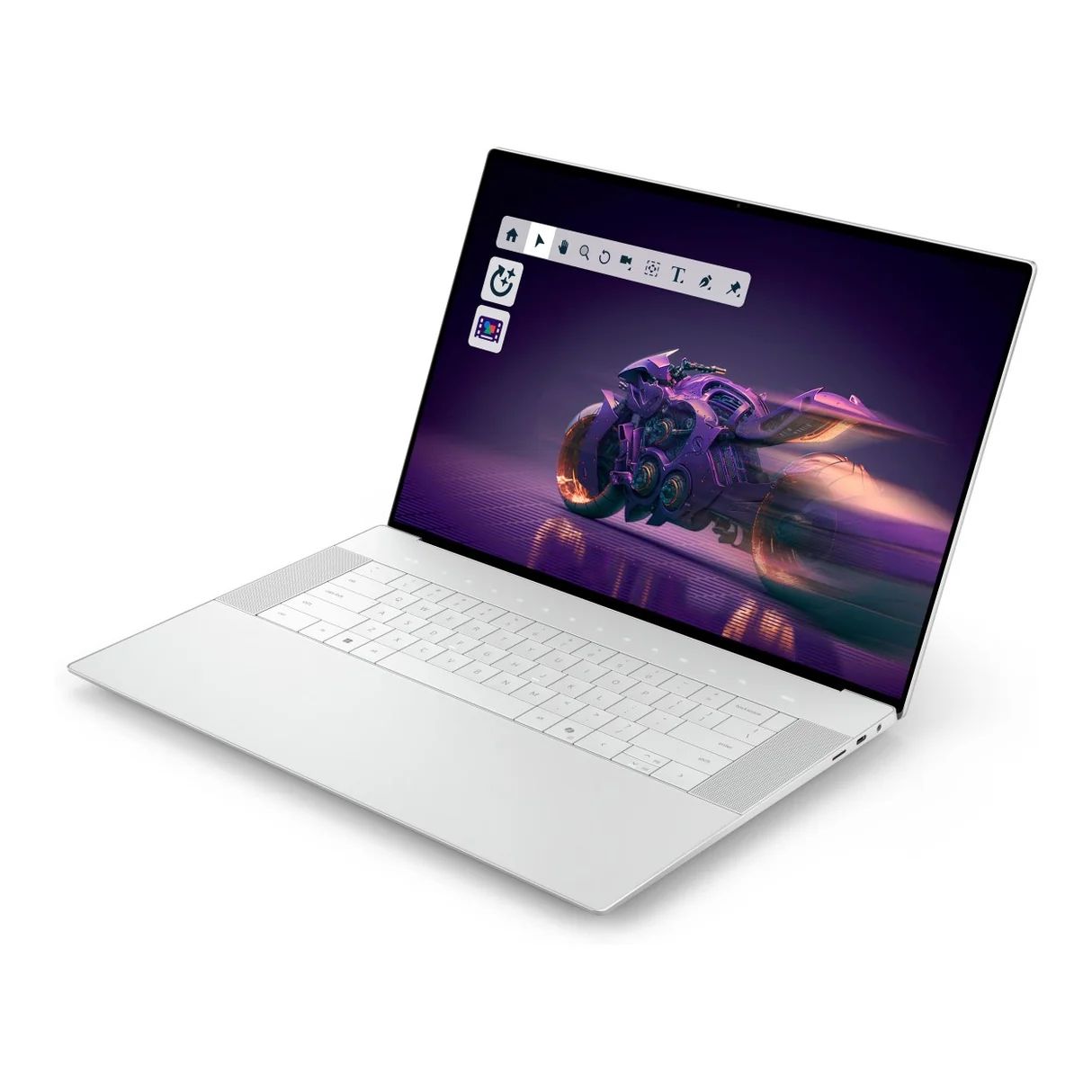 Laptop Dell DA16250 DA16250, 16 inch 3840 x 2400 Touchscreen, Intel Core ultra 9 285H (16 C / 16 T, 2.7 GHz - 5.4 GHz, 24 MB cache, 45 W), 32 GB LPDDR5X, 1 TB SSD, nVidia GeForce RTX 5060, Windows 11 Pro, Tastatura English International, Platinum