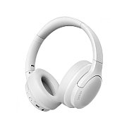 CASTI Baseus Bowie Bass BH1 Lite Wireless Noise Cancelling, over ear, 40mm Dynamic Drivers, autonomie 80 ore, microfon pe casca, conectare prin Bluetooth 6.0, alb  A0203C02  (timbru verde 0.18 lei) - 6953156299290