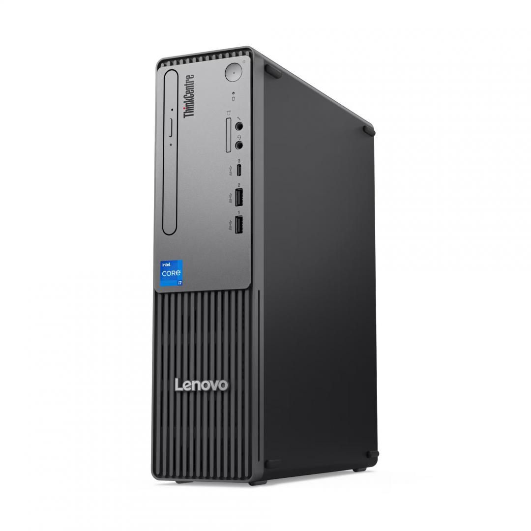 Desktop Lenovo ThinkCentre neo 50s Gen 5 SFF, Intel Core i3-14100, 4C (4P + 0E) / 8T, P-core 3.5 / 4.7GHz, 12MB Intel Smart Cache, RAM 1x 16GB UDIMM DDR5-5600, SSD 512GB SSD M.2 2280 PCIe 4.0x4 NVMe Opal 2.0, Video: Integrated Intel UHD Graphics 730, Optic: None, Card reader: 3-in-1 Card Reader