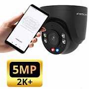 Kamera IP do monitoringu Foscam W5EP 5MP POE Czarna