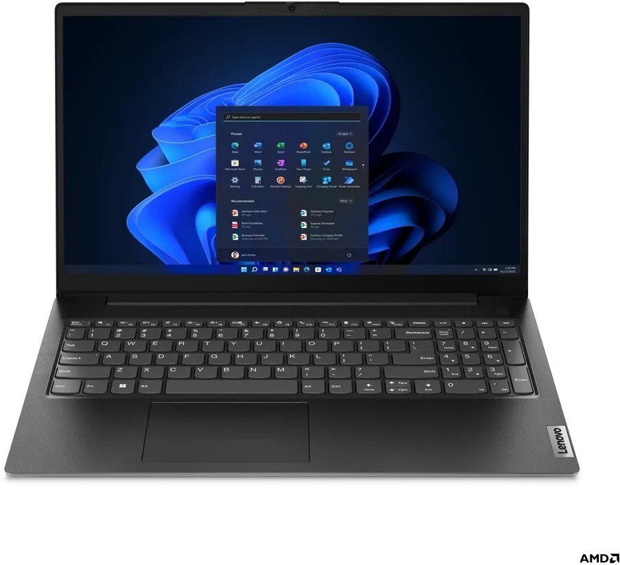Laptop Lenovo V15 G4 82YU016UPB, 15.6 inch 1920 x 1080, AMD Ryzen 5 7520U (4 C / 8 T, 2.8 GHz - 4.3 GHz, 2 MB + 4 MB cache), 16 GB LPDDR5, 512 GB SSD, AMD Radeon Graphics, Windows 11 Home