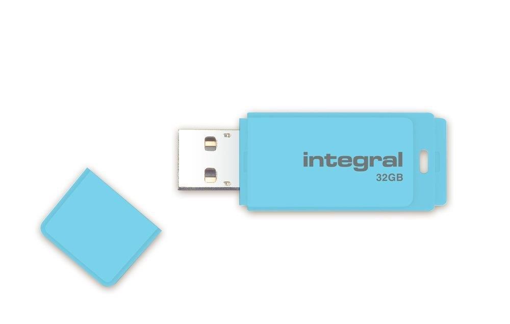 INTEGRAL INFD32GBPASBLS Memorie flash Integral USB 32GB PASTEL Blue Sky_1