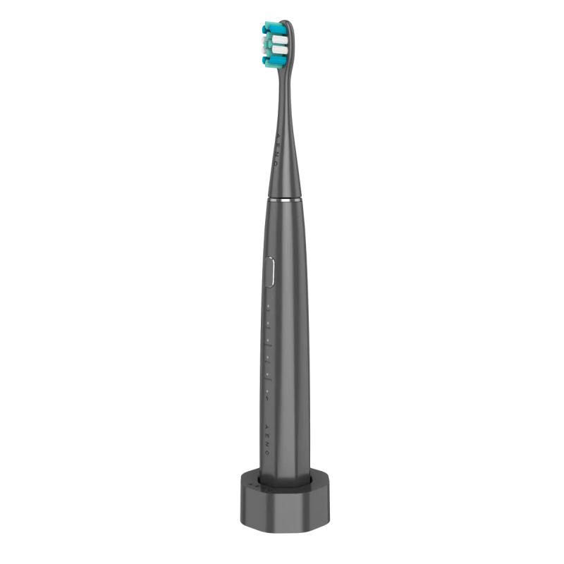 Wireless Tooth Brush, Grey, 3 Brush Heads, 1400mAh, Function: Soft, Clean, Massage, White, Sweep