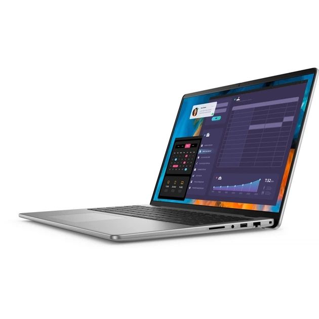 Laptop Dell Pro 14 Essential PV14250, 14 inch 1920 x 1200, Intel 150U (10 C / 12 T, 1.8 GHz - 5.4 GHz, 12 MB cache, 55 W), 16 GB DDR5, 1 TB SSD, Intel Graphics, Windows 11 Pro, Tastatura US, Platinum Silver